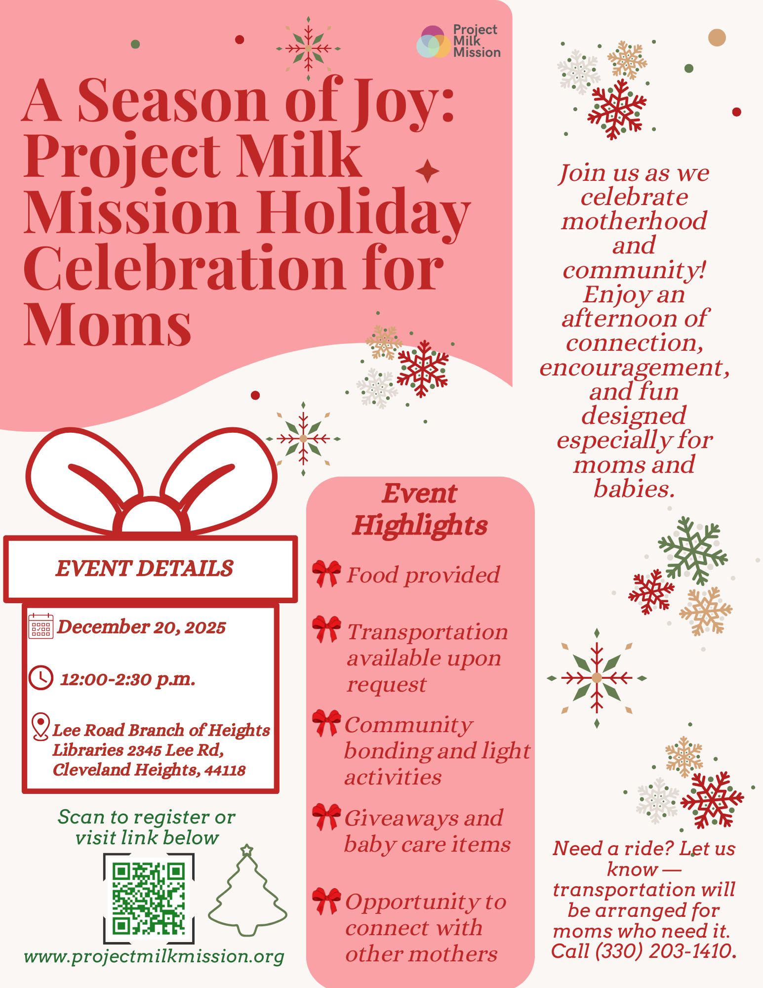 Season of Joy Celebration for Moms