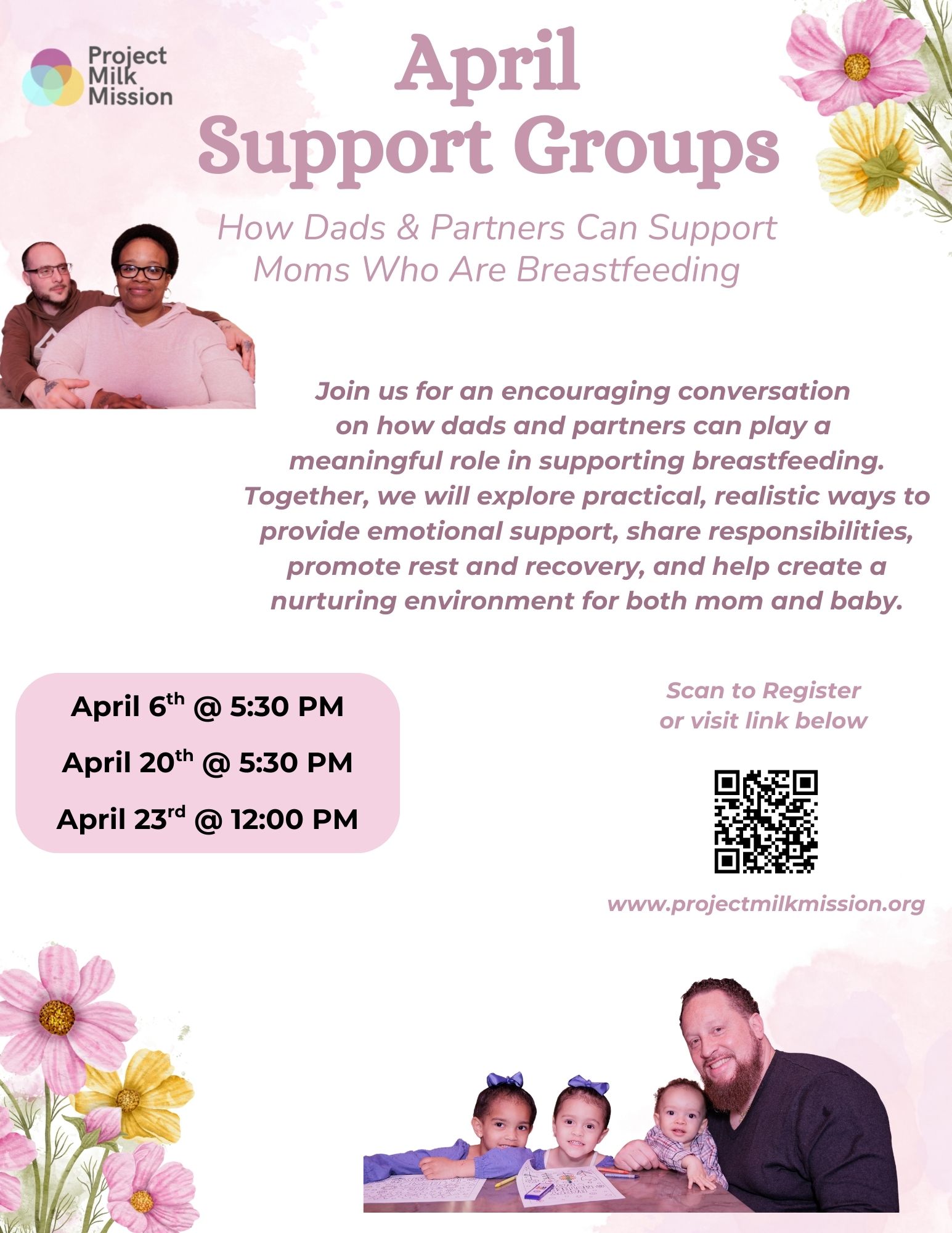 April 2026 Support Group Flyer