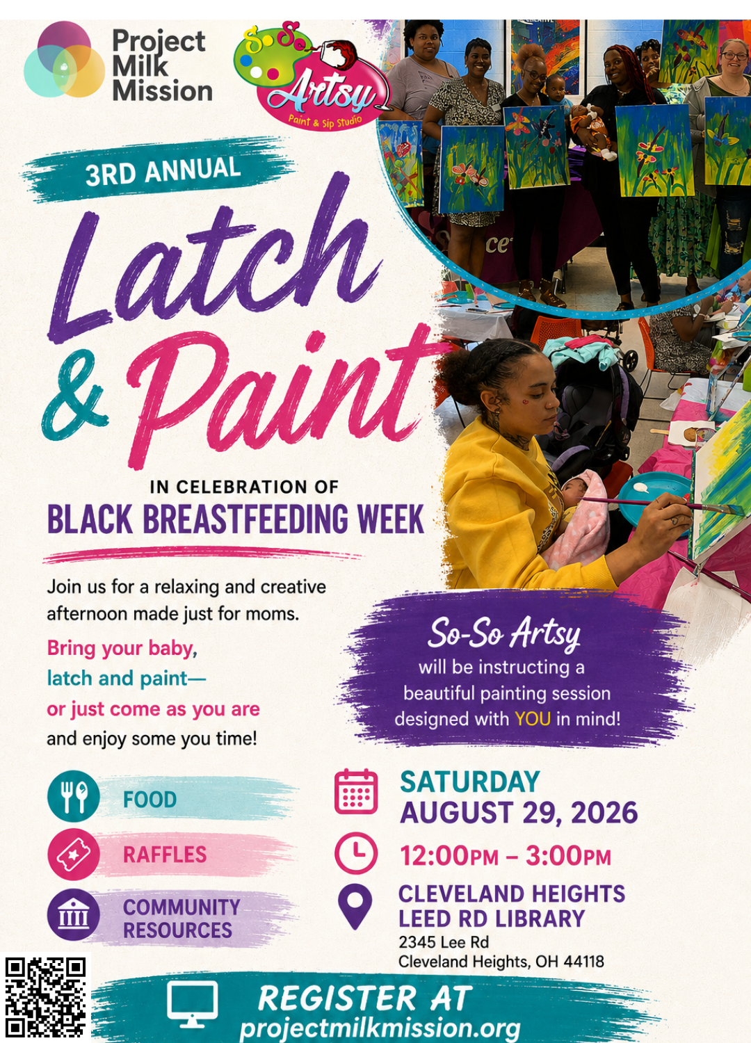Latch & Paint Event Flyer August 2026
